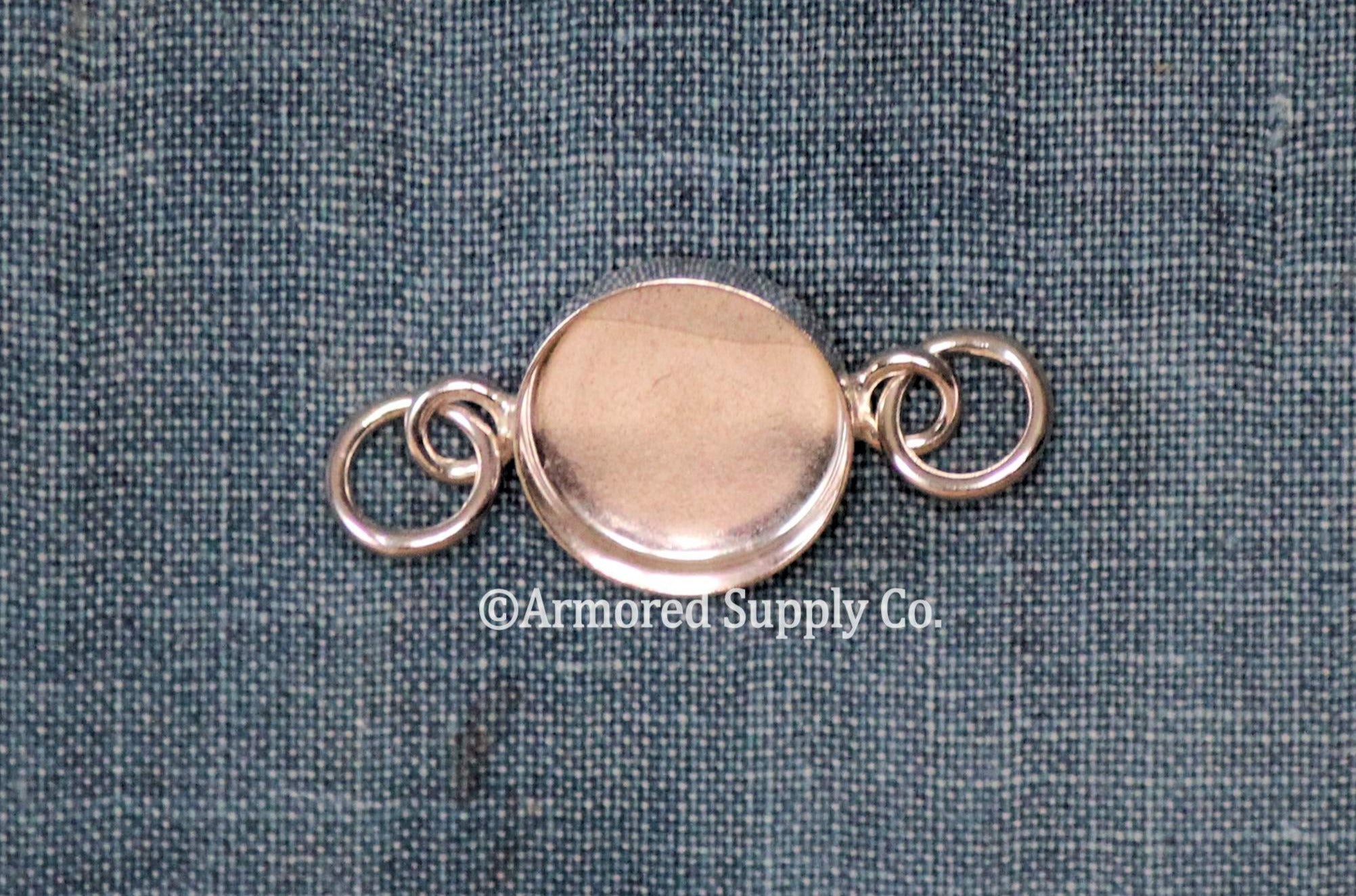 Double Loop Plain Round Bezel Pendant Blank Mounting