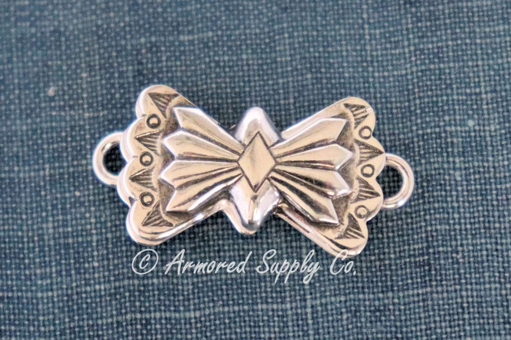Sterling Silver Small Butterfly Concho Connector