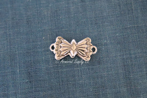 Sterling Silver Small Butterfly Concho Connector