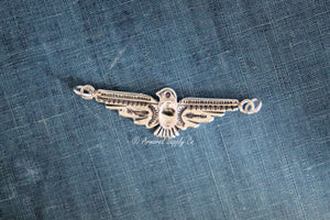 Sterling Silver Thunderbird Bezel cup Charm #2
