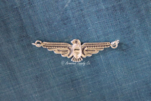 Sterling Silver Thunderbird Bezel cup Charm #2