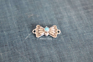 Sterling Silver Small Butterfly Concho Connector #2