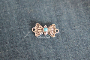 Sterling Silver Small Butterfly Concho Connector #2