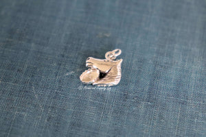 Sterling Silver Horse Head Bezel cup Charm #2
