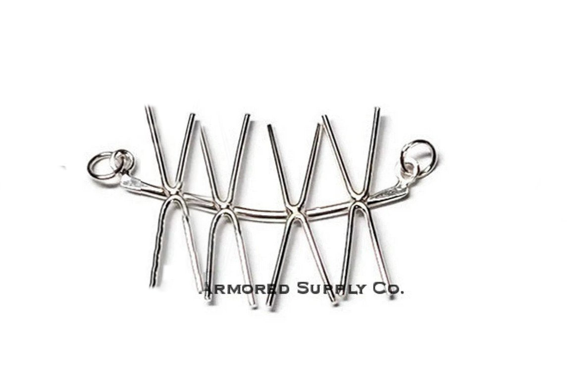 FOUR Claw Prong Bar Pendant Blank