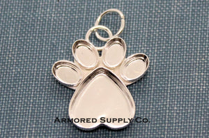 12mm Pet Paw Bezel Pendant Blank Setting