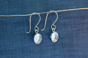 Oval Plain Bezel Cup French Wire Earring Blanks