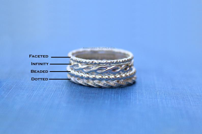 Sterling Silver Stacking Ring Stacker