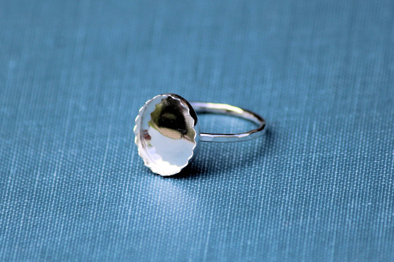 12x10mm Oval Serrated Bezel Cup Ring blank, Oval Cabochon, Breast Milk, DIY jewelry supplies, build your ring, wholesale jewelry, diy ring