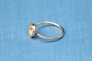 Gold 10mm Bezel Cup Ring blank, Round Cabochon, Cab Resin Breast Milk, DIY jewelry supplies, build your ring, wholesale jewelry, diy ring
