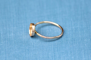 Gold Filled 8mm Bezel Cup Ring blank, Round Cabochon, Cab Breast Milk, DIY jewelry supplies, build your ring, wholesale jewelry, diy ring