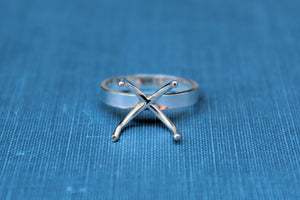 Claw Ring Blank #3, 4 Prong Silver Ring, Wholesale Ring, Silver Ring, Raw Stone Setting, DIY Jewelry, Silver Ring Blanks, Jewelry Supplies