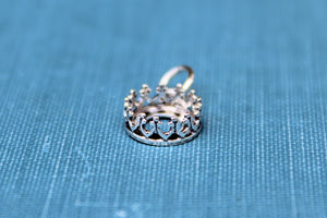 Crown Pendant Blank, Charm Band, Wholesale Blanks, Silver Pendant, Design Your Pendant, DIY Jewelry, Silver charm Blanks, Jewelry Supplies