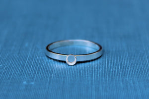 3mm Bezel Cup Ring blank Style #2, Round Cabochon, Glue Pad Breast Milk, DIY jewelry supplies, build your ring, wholesale jewelry, diy ring