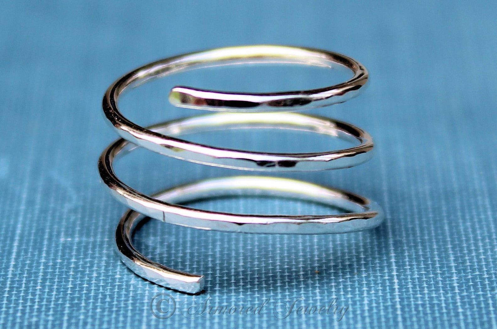 Spiral Ring, Sterling Silver or Gold-Filled, Wholesale Ring, Blank Band Ring, Silver Band Ring, Design Your Ring, DIY Jewelry, Ring Blanks