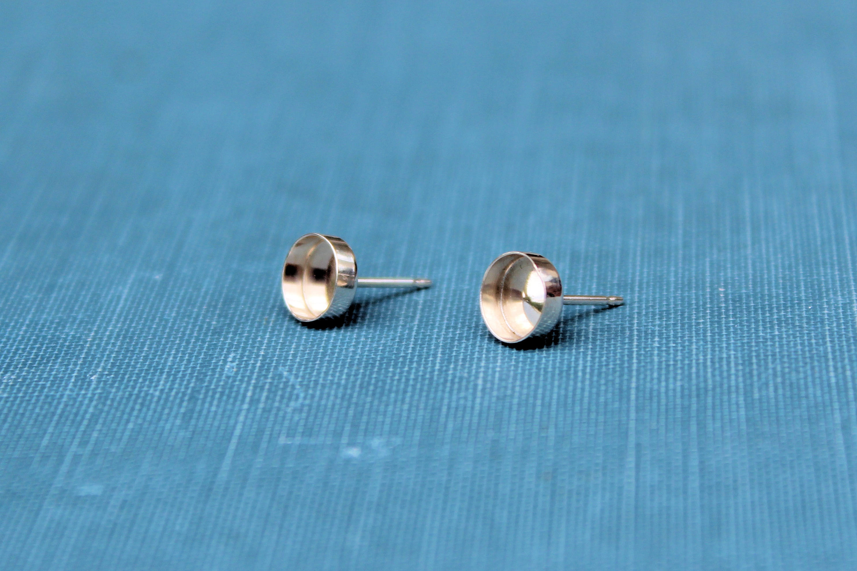 4mm Stud Earring Blanks, Blank Stud Settings, Wholesale Blanks, Silver Earrings, Make Earrings, DIY Jewelry, Silver Blanks, Jewelry Supplies