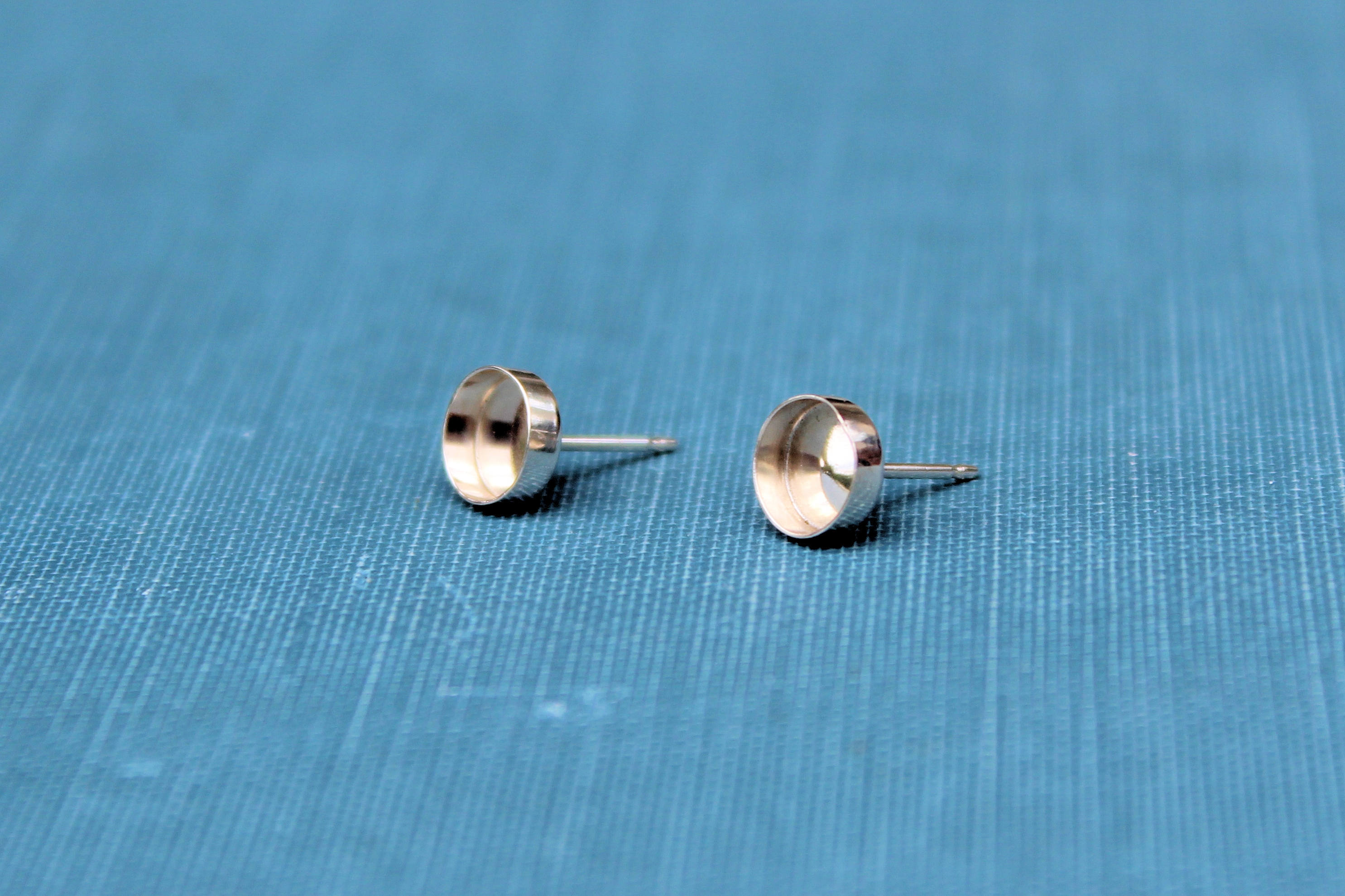 4mm Stud Earring Blanks, Blank Stud Settings, Wholesale Blanks, Silver Earrings, Make Earrings, DIY Jewelry, Silver Blanks, Jewelry Supplies