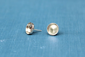 8mm Stud Earring Blanks, Blank Stud Settings, Wholesale Blanks, Silver Earrings, Make Earrings, DIY Jewelry, Silver Blanks, Jewelry Supplies