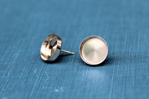 12mm Stud Earring Blanks, Blank Stud Settings, Wholesale Blanks, Silver Earring, Make Earrings, DIY Jewelry, Silver Blanks, Jewelry Supplies