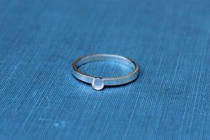 3mm Bezel Cup Ring blank Style #2, Round Cabochon, Glue Pad Breast Milk, DIY jewelry supplies, build your ring, wholesale jewelry, diy ring
