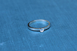 3mm Bezel Cup Ring blank Style #2, Round Cabochon, Glue Pad Breast Milk, DIY jewelry supplies, build your ring, wholesale jewelry, diy ring