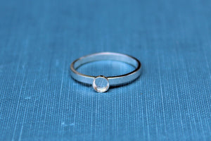 4mm Bezel Cup Ring blank Style #2, Round Cabochon, Glue Pad Breast Milk, DIY jewelry supplies, build your ring, wholesale jewelry, diy ring