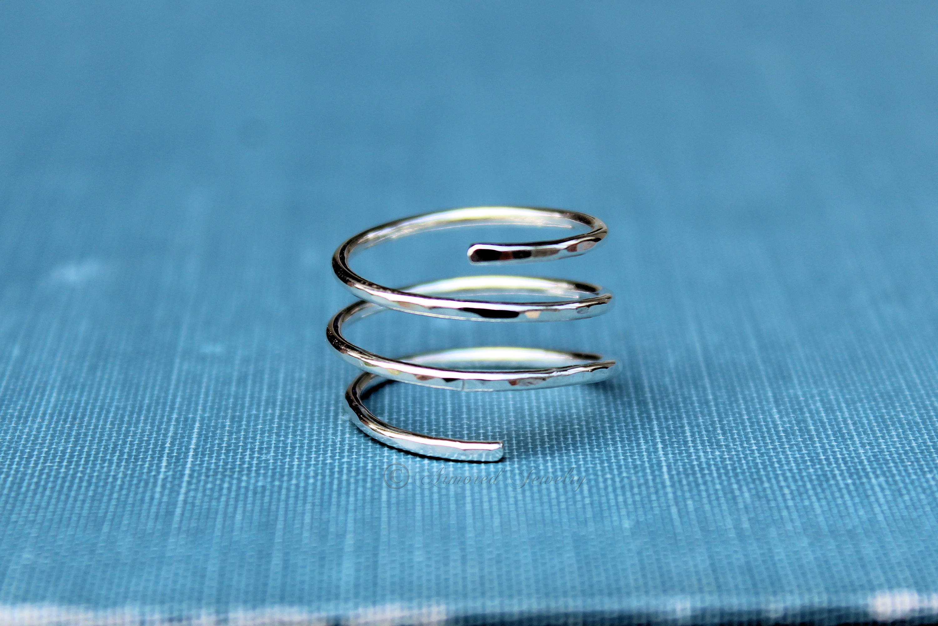 Spiral Ring, Sterling Silver or Gold-Filled, Wholesale Ring, Blank Band Ring, Silver Band Ring, Design Your Ring, DIY Jewelry, Ring Blanks