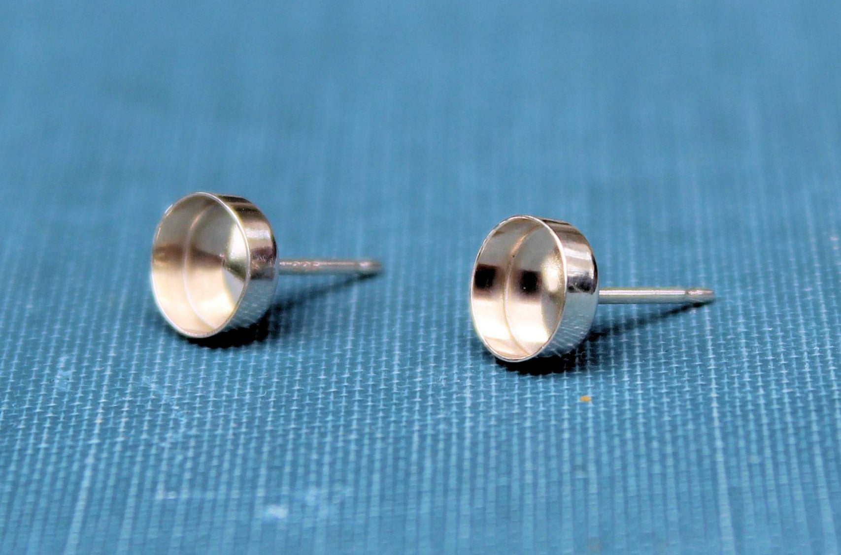 4mm Stud Earring Blanks, Blank Stud Settings, Wholesale Blanks, Silver Earrings, Make Earrings, DIY Jewelry, Silver Blanks, Jewelry Supplies