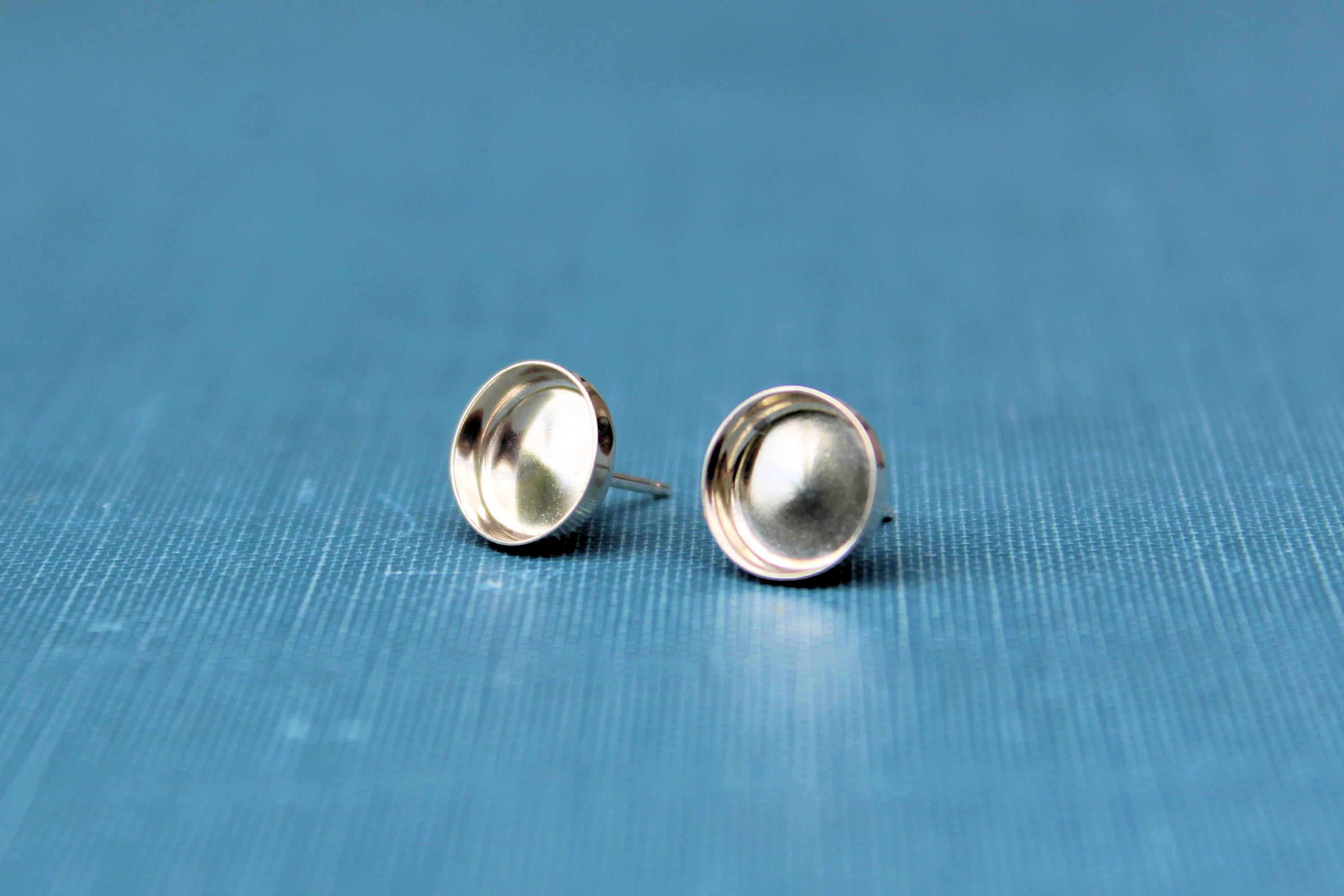 6mm Stud Earring Blanks, Blank Stud Settings, Wholesale Blanks, Silver Earrings, Make Earrings, DIY Jewelry, Silver Blanks, Jewelry Supplies