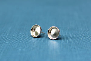 6mm Stud Earring Blanks, Blank Stud Settings, Wholesale Blanks, Silver Earrings, Make Earrings, DIY Jewelry, Silver Blanks, Jewelry Supplies