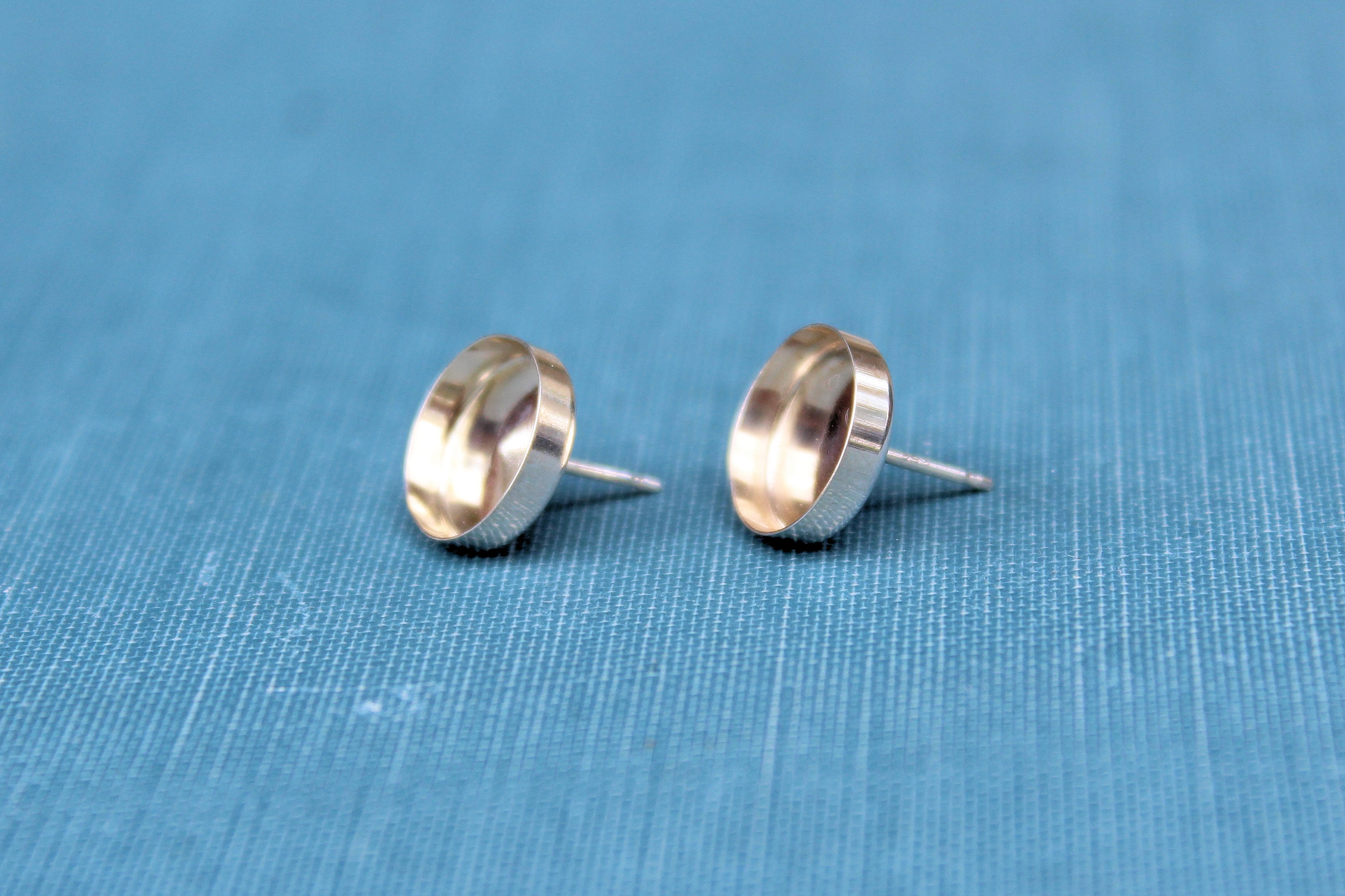 8mm Bezel Stud Earring Blanks – Armored Supply Co.