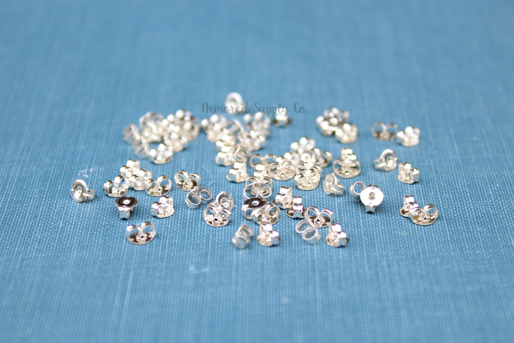 Sterling Silver Ear Nuts Earring Backs