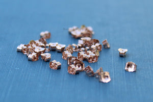 Rose Gold-filled Ear Nuts, Earring Backs, Earring backing, Wholesale Blanks, Gold Earrings, Make Earrings, DIY Jewelry, Jewelry Supplies