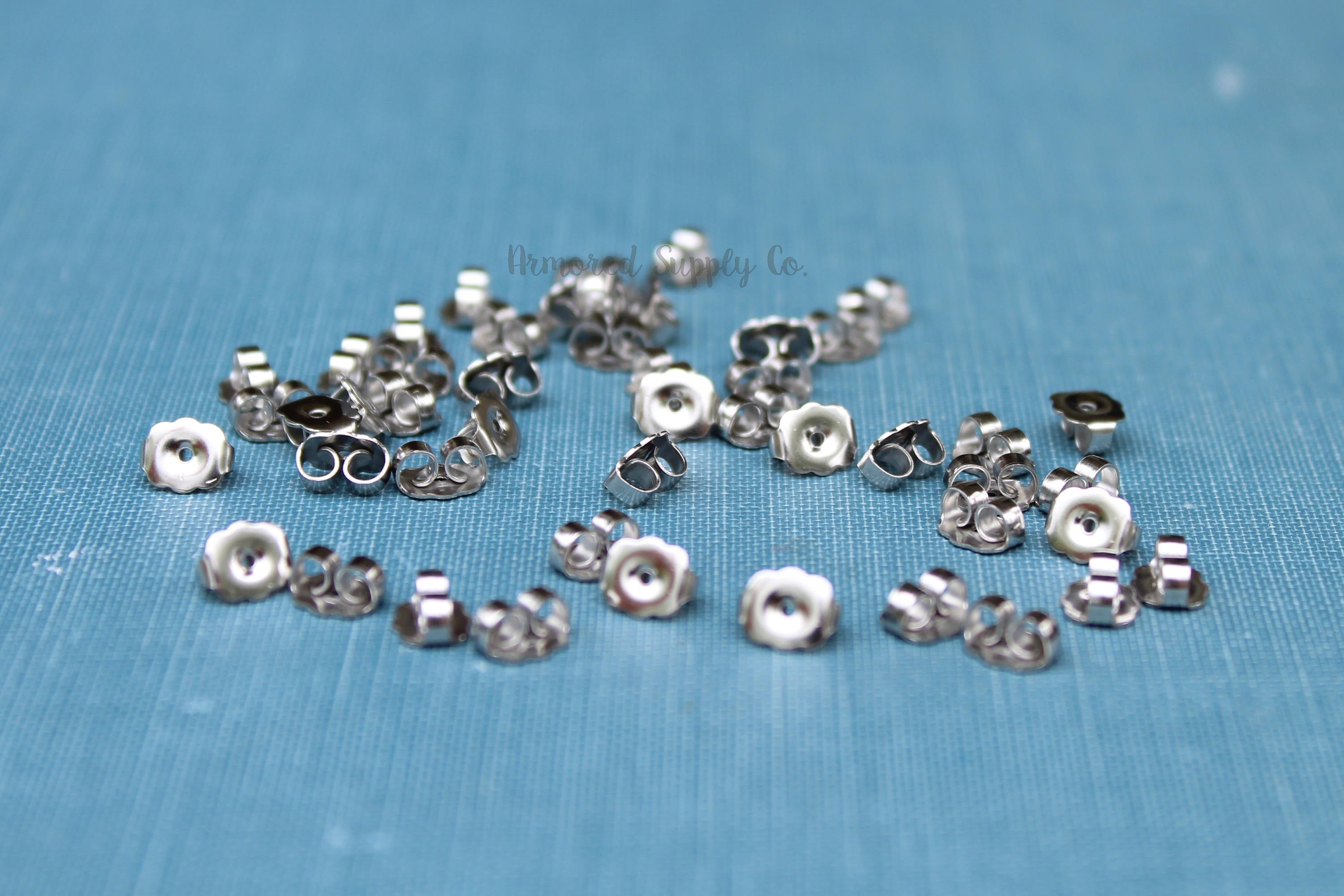 Stainless Steel Ear Nuts Hypo-allergenic Earring Backs