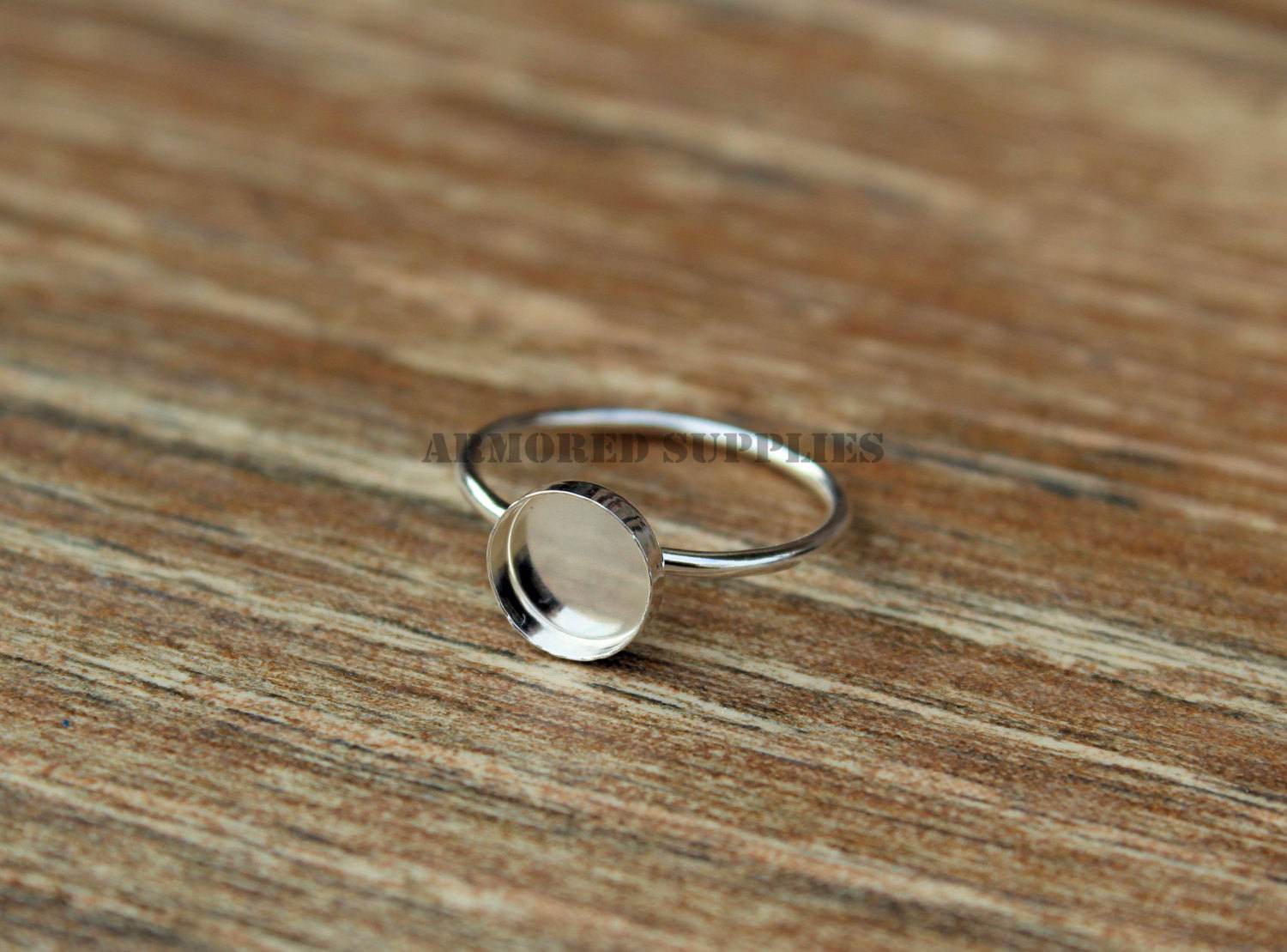 14mm Bezel Cup Ring blank, Round Cabochon, Cab Resin Glue Pad Breast Milk, DIY jewelry supply, build your ring, wholesale jewelry, diy ring