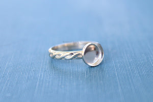 Celtic Infinity Bezel Cup Ring blank, Round Cabochon, Cabochon, Resin Pad, DIY jewelry supplies, build your ring, wholesale jewelry 6mm 8mm