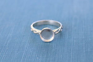Celtic Infinity Bezel Cup Ring blank, Round Cabochon, Cabochon, Resin Pad, DIY jewelry supplies, build your ring, wholesale jewelry 6mm 8mm