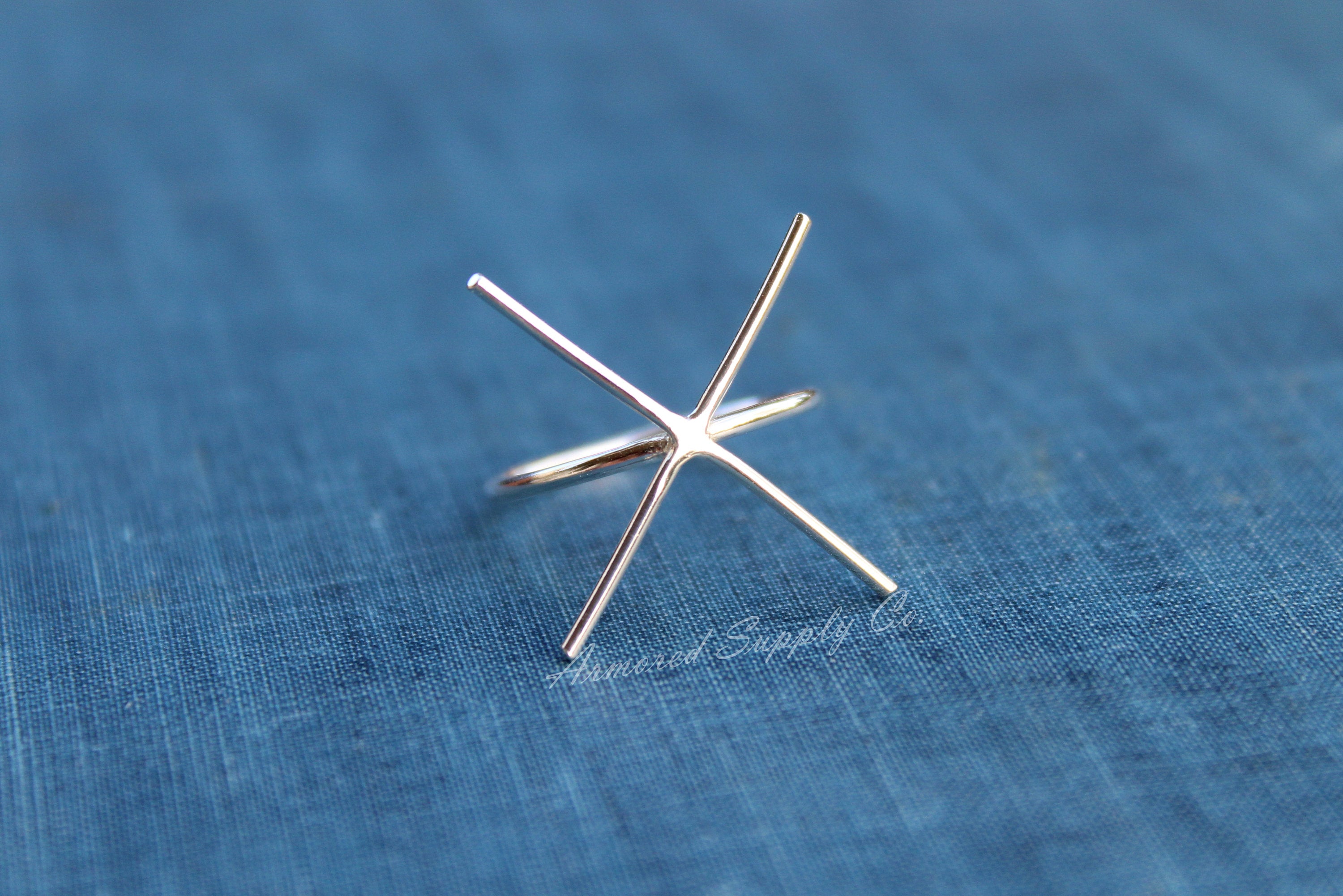 Slim Claw Prong Raw Stone Ring Blank, Raw Stone Setting, Wholesale Ring, Design Your Ring, DIY Jewelry, Silver Ring Blanks, Jewelry Supplies