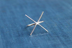 Slim Claw Prong Raw Stone Ring Blank, Raw Stone Setting, Wholesale Ring, Design Your Ring, DIY Jewelry, Silver Ring Blanks, Jewelry Supplies