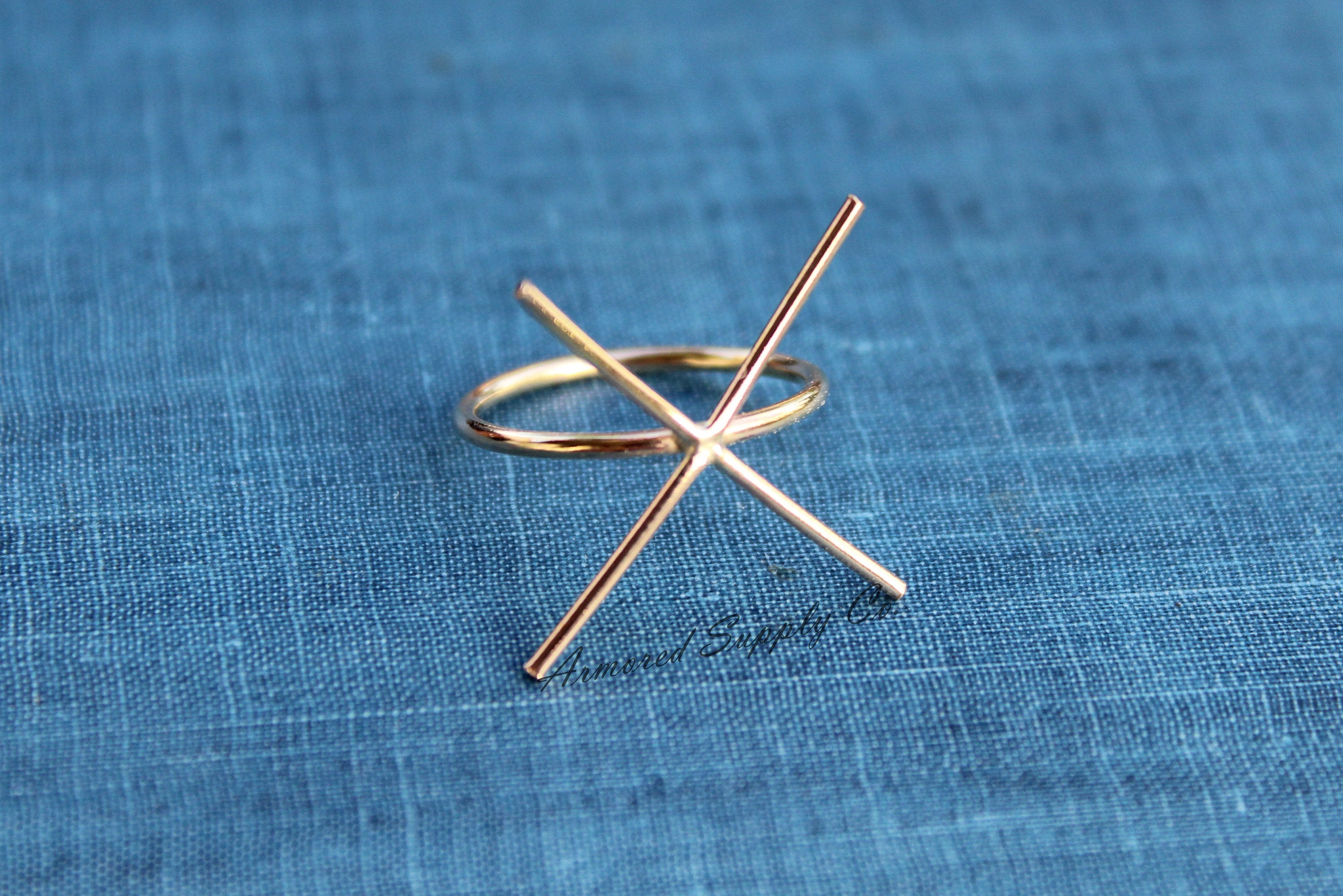 Slim Gold Filled 4 Prong Claw Raw Stone Ring, Claw Ring Blank, Wholesale Ring, Gold Ring, DIY Jewelry, Rose Gold Blank, Jewelry Supplies