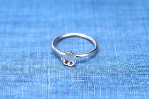 6mm Scalloped Bezel Cup Ring blank, Round Cabochon, Glue Pad Breast Milk, DIY jewelry supplies, build your ring, wholesale jewelry, diy ring
