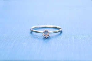 4mm Snap-in Bezel Ring blank, Faceted Ring, Faceted Stone Setting Ring, DIY jewelry supplies, build your ring, wholesale jewelry, diy ring