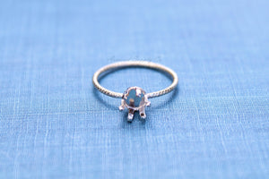 4mm Snap-in Bezel Ring blank, Faceted Ring, Faceted Stone Setting Ring, DIY jewelry supplies, build your ring, wholesale jewelry, diy ring