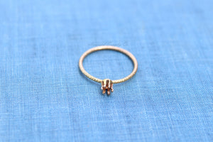 Gold Filled 6mm Snap-in Bezel Ring blank, Faceted Stone Setting Ring, DIY jewelry supplies, build your ring, wholesale jewelry, diy rings