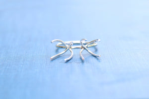 Silver Double Claw Prong Raw Stone Ring Blank, Prong Silver Band, Wholesale Ring, Raw Stone, Design Your Ring, DIY Jewelry, Jewelry Supplies