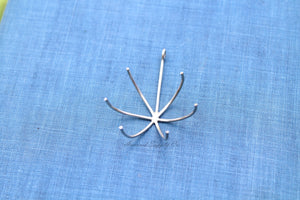 Claw Raw Stone Pendant Blank, Silver 6 Prong, Wholesale Blanks, Silver Pendant, Raw Stones, DIY Jewelry, Silver Blanks, Jewelry Supplies