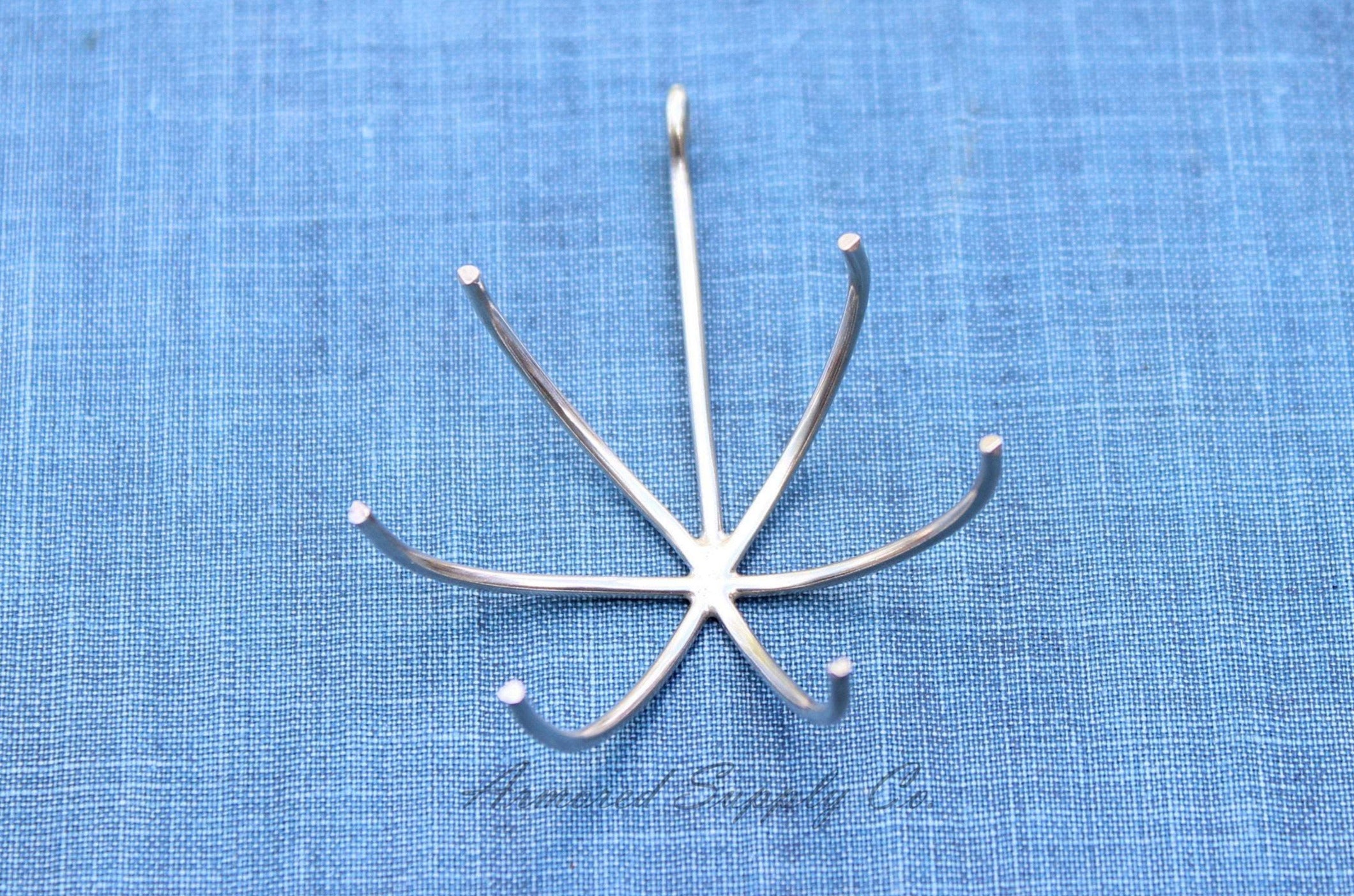 Claw Raw Stone Pendant Blank, Silver 6 Prong, Wholesale Blanks, Silver Pendant, Raw Stones, DIY Jewelry, Silver Blanks, Jewelry Supplies