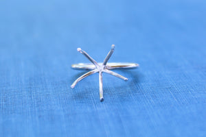 Claw Prong Ring Blank, 5 Prong Ring, Raw Stone Setting, Wholesale Ring, Design Your Ring, DIY Jewelry, Silver Ring Blanks, Jewelry Supplies