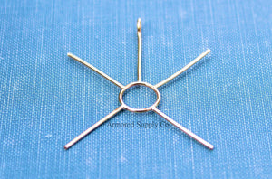 Gold Freeform Claw Prong Pendant Blank, Raw Stone 4 Prong Setting, Wholesale Blanks, Pendant, DIY Jewelry, Silver Blanks, Jewelry Supplies