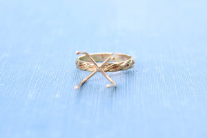 Gold Infinity Claw Prong Ring Blank, Raw Stone Claw Ring Setting, Celtic Ring, Wholesale Ring, Design Ring, DIY Jewelry, Jewelry Supplies